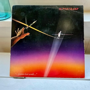 1982 Supertramp Famous Last Words Vinyl Record - Classic Rock Album