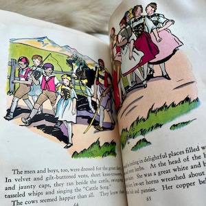 1930 Anton and Trini Children&#39;s Book: Vintage School Textbook