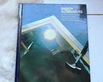 1990 Energy Alternative solar passive wood heat furnace book sustainability permaculture survival homesteading 1990s home decor gift for dad