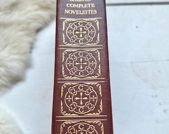 1925 Honore De Balzac Complete Novelettes: Embossed Gold Book