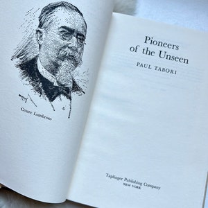 1973 Pioneers of the Unseen Book by Paul Tabori: Occult, ESP, Psychic Wonders afbeelding 6