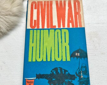 Vintage 1963 Civil War Humor Book: Illustrated Hardcover