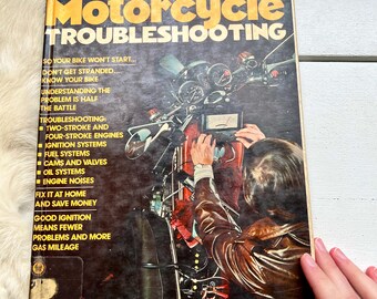 1976 Peterson's Motorcycle Troubleshooting Guide: Vintage Repair Manual