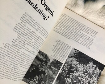 1972 Sunset Guide to Organic Gardening Book