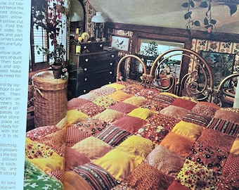 1984 Patchwork and Quilting Book: Vintage Sewing Patterns