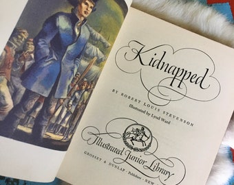 1948 Kidnapped Robert Louis Stevenson English Scottish Irish history book classic literature action adventure gifts for dads Fathers Day