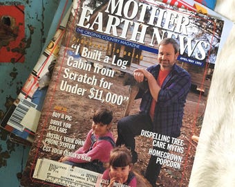 Vintage Mother Earth News Magazine Set: 1989-1995 Homesteading