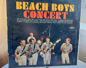 1964 Beach Boys Concert Vinyl record 1960s pop music classic rock album