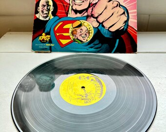 1975 Superman Vinyl Record Cartoon Show Power Records Movie