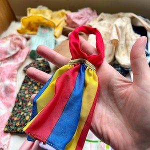 Vintsge doll clothes dress pants skirts romper one piece accessories handmade retro Barbie clothes 1970s 1960s 1980s small doll clothes gift