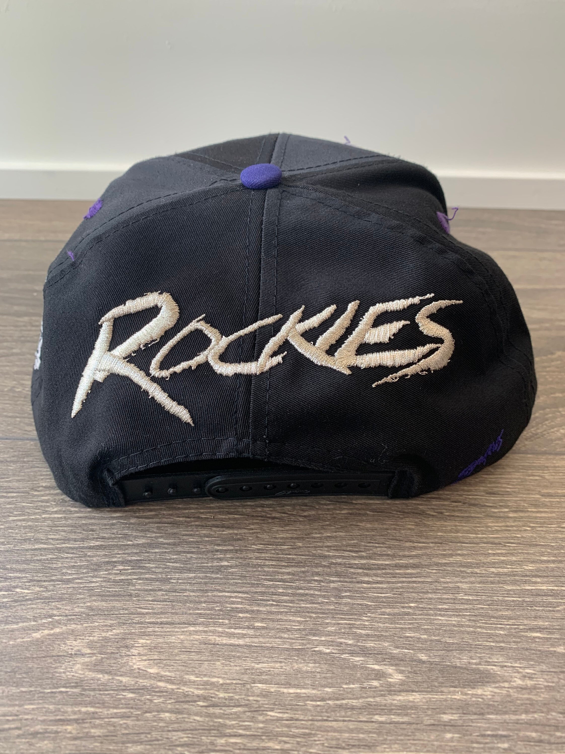 Vintage Colorado Rockies SnapBack Hat by Signature Rare 90s Etsy