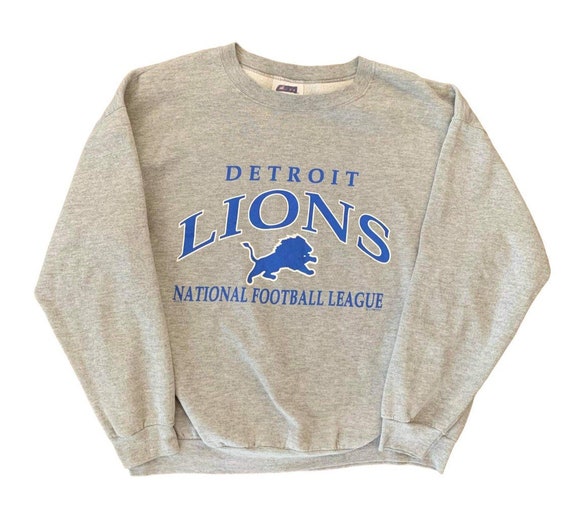 detroit lions crew neck