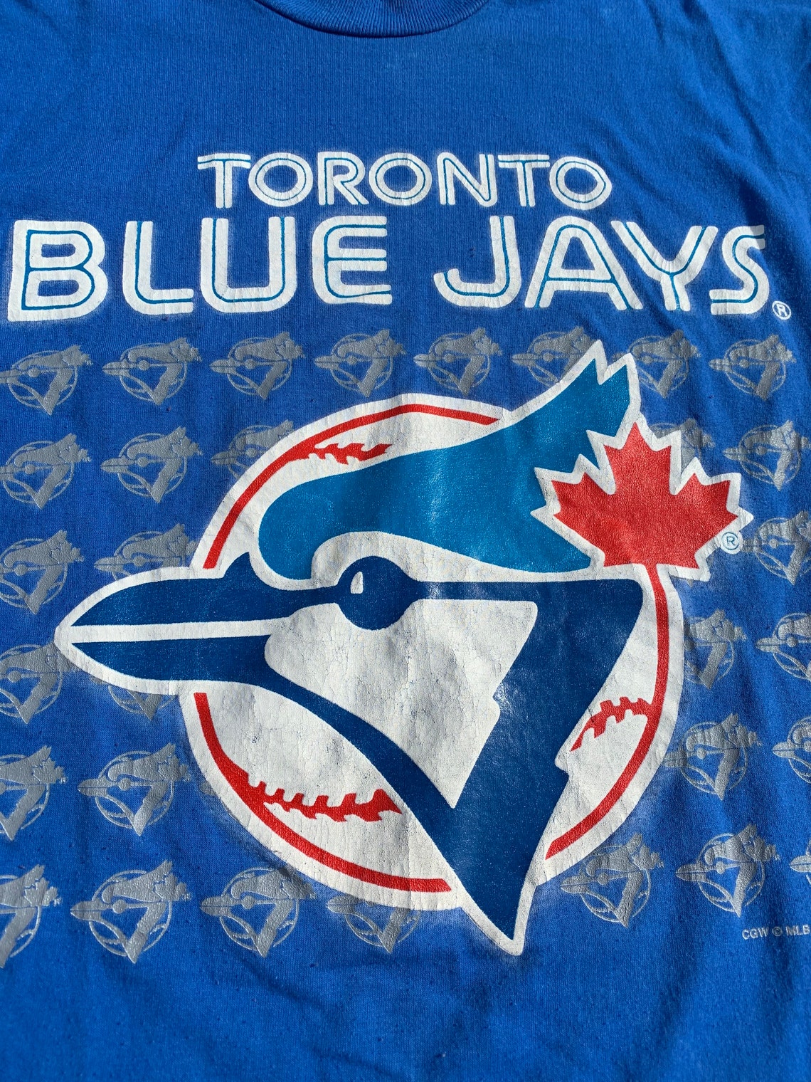 Vintage Toronto Blue Jays T Shirt rare 1991 MLB blue 90s Etsy