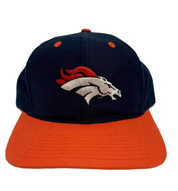 Vintage Denver Broncos Plain Logo SnapBack Hat by Logo Etsy
