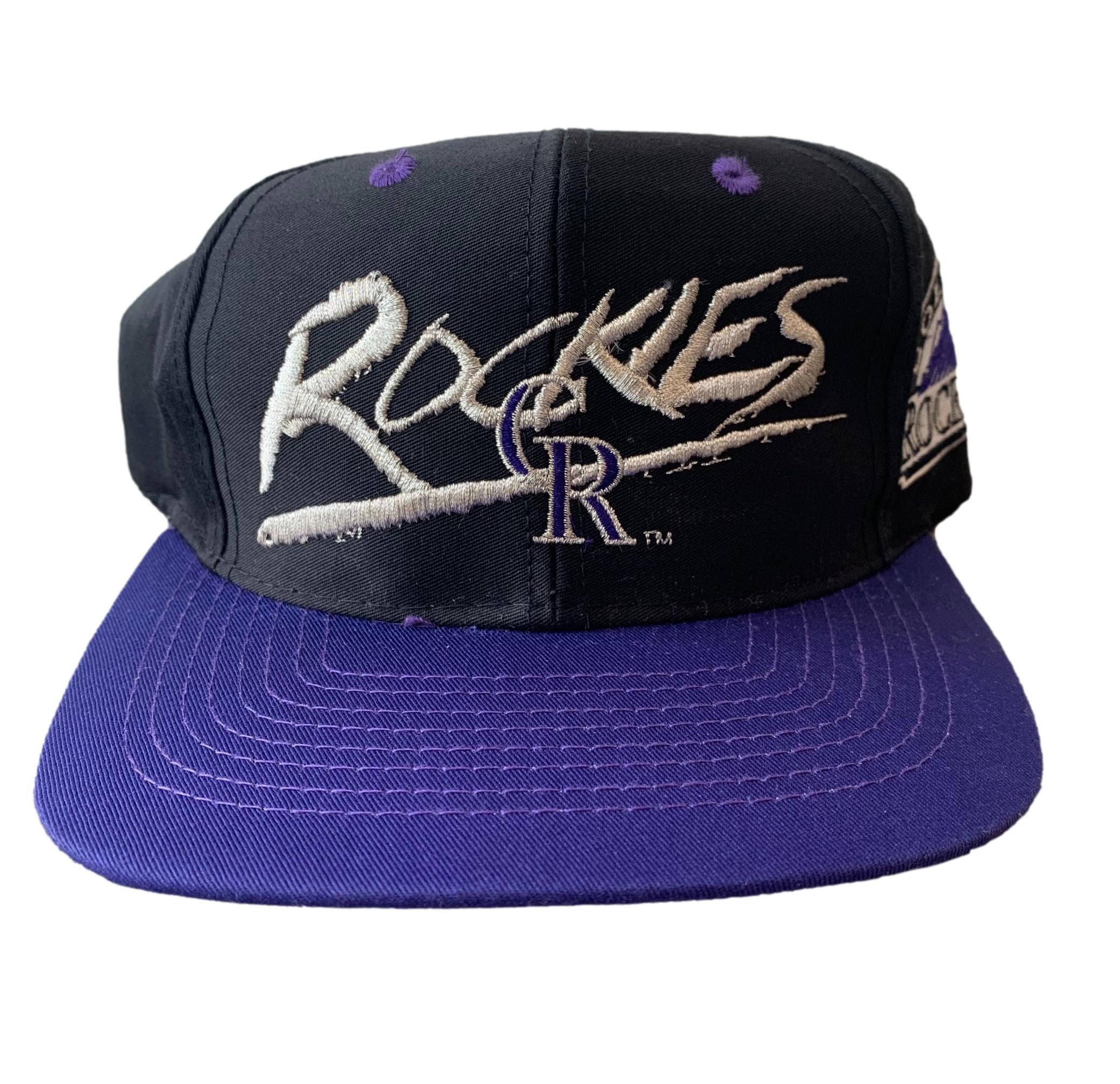 Vintage Colorado Rockies SnapBack Hat by Signature Rare 90s Etsy
