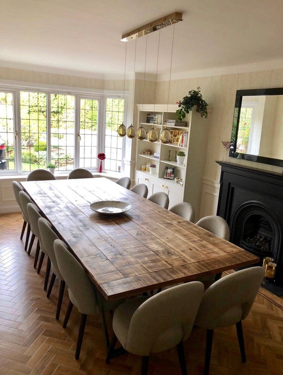 Large Rustic Dining Table