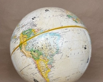 Vintage Replogle 12 inch Globemaster Globe - Leroy Tolman Cartographer