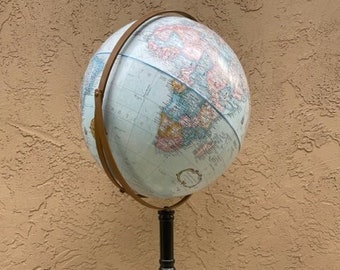 Replogle World Classic 16” Diameter Vintage Globe with Floor Stand