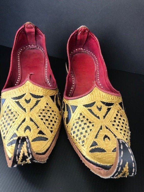 Ceremonial Royal Leather Wedding Slippers