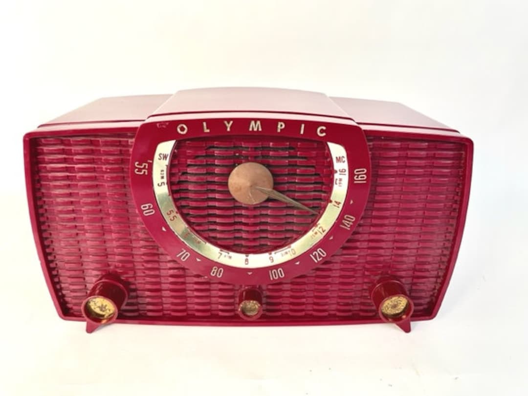 Rare 1958 OLYMPIC Tube Radio Model 441 AM & Shortwave - Etsy