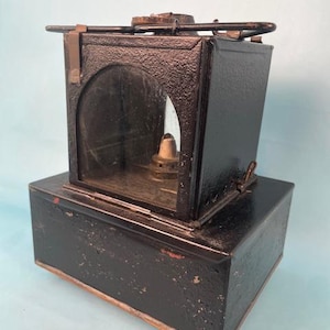 1930s British Coachman’s Railway Signal Lantern