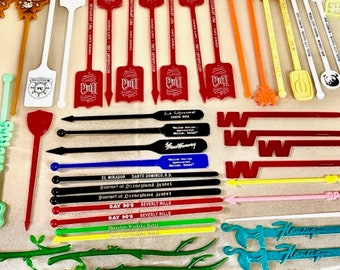 Vintage Retro Swizzle Stick Collection - Collectible Swizzle Sticks