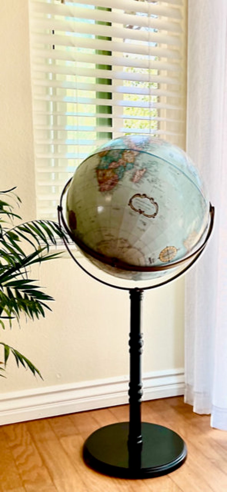 Vintage Replogle World Classic 16” Globe With Floor Stand - Etsy