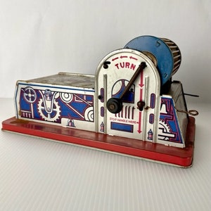 1930&#39;s Louis Marx Tin Litho Printing Press