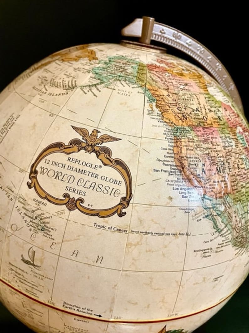Replogle 12" World Classic Series - Raised Relief World Globe - Etsy
