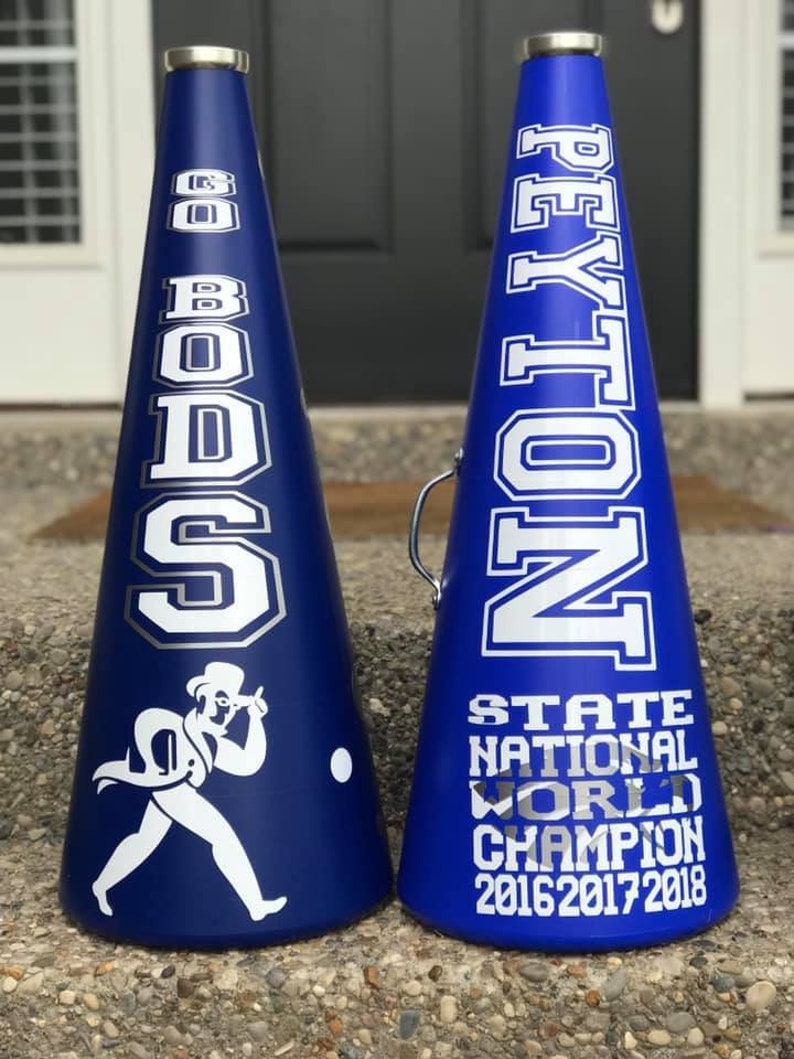 Megaphone 25 Megaphone 32 Megaphone Custom Cheer Etsy