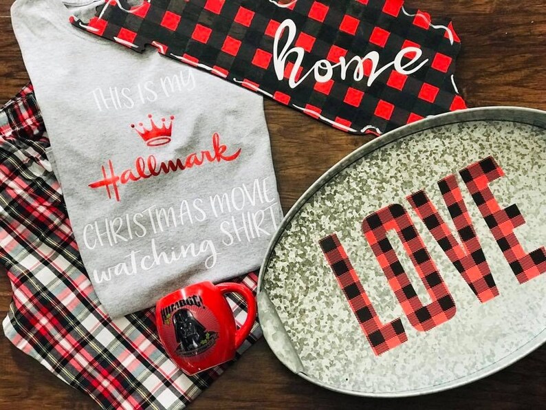 Buffalo Plaid Home State Wooden Door Hanger Wreath
