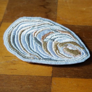 Whitstable Oyster Shell Iron on Patch image 7