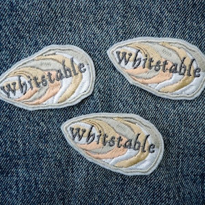 Whitstable Oyster Shell Iron on Patch image 4