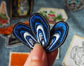 Mini Mussel Shells Patches - Set of 3!