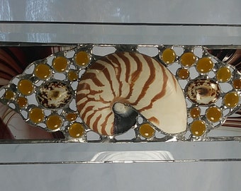 Long Panel with Natural Nautilus