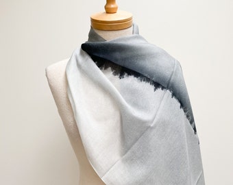 From the Dock Scarf / Cotton and Silk Scarf / Silk Scarf Women / Gifts for Her / Gifts for Mom / Scarves for Women / Vibrant Outfits