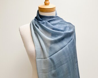 Calm Waters Scarf / Modal and Silk Scarf / Silk Scarf Women / Gifts for Her / Gifts for Mom / Gifts for Wife / Scarves for Women