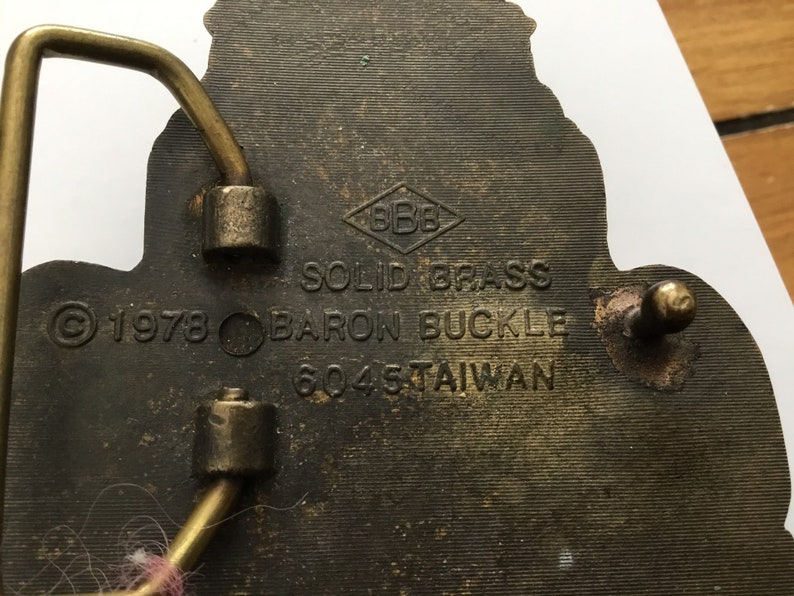 BBB Baron Brass Buckle 6045