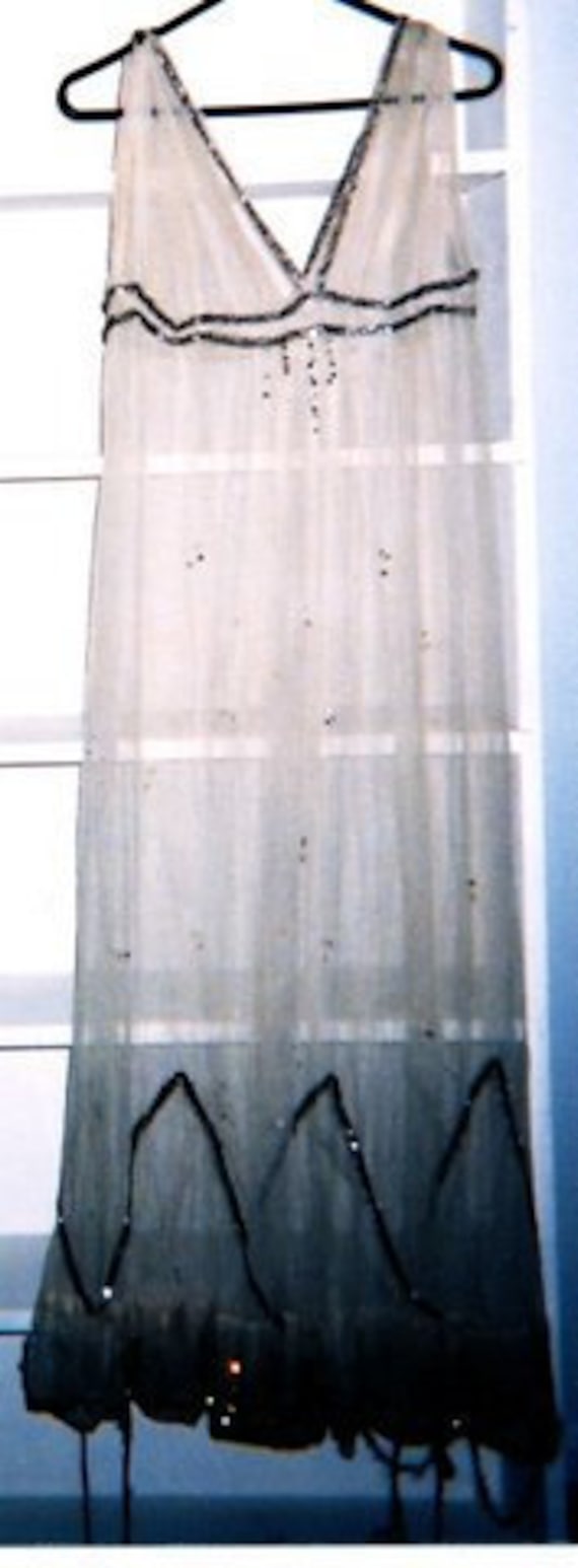 1920 lace dress with original rhinestones