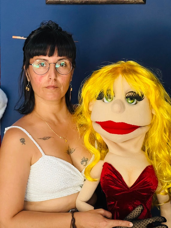 Professional Ventriloquist Puppet With Eye Blinking Mechanism Etsy