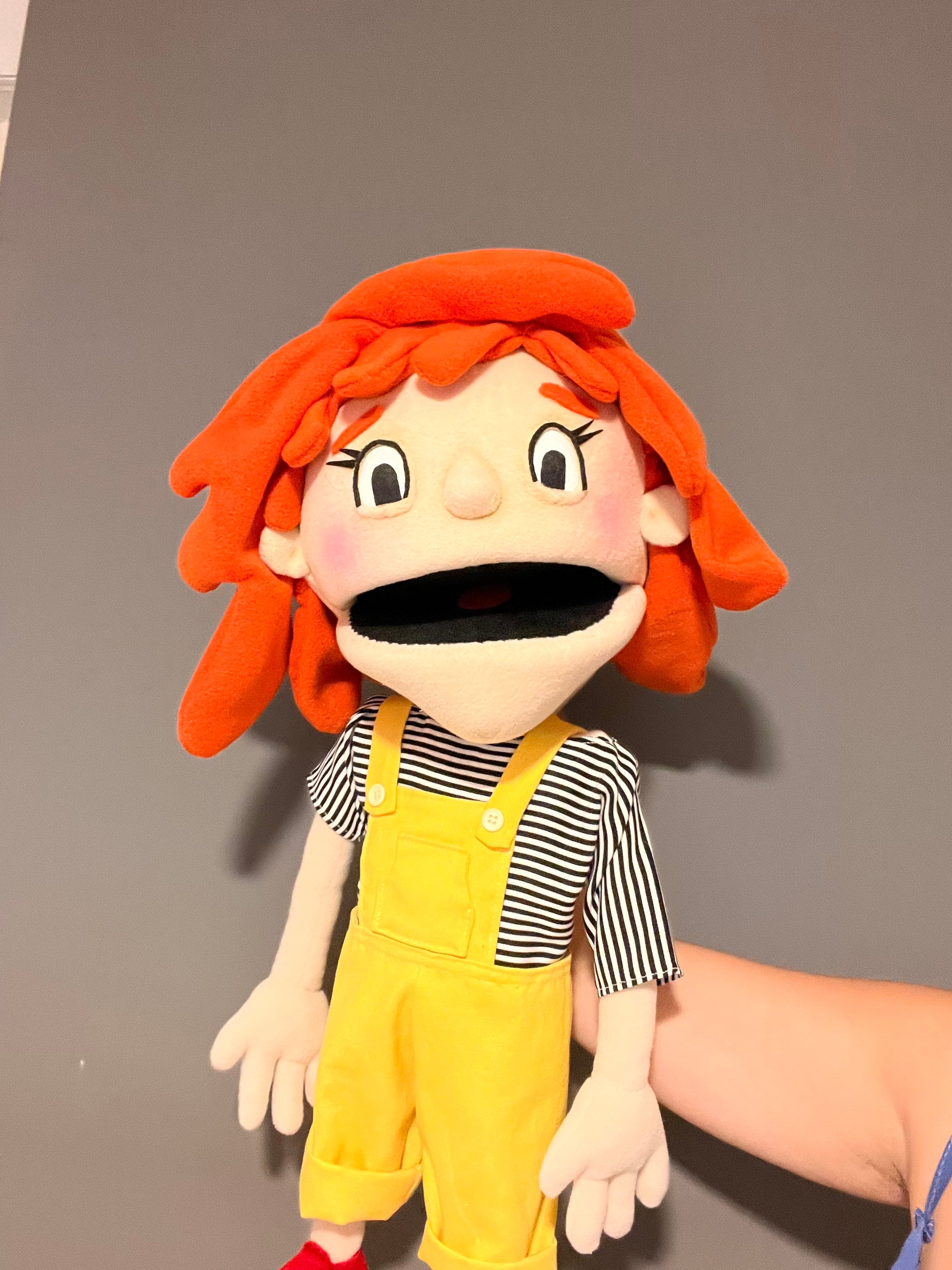 Professional Soft Toy With A Puppet Head Hand Puppet Etsy