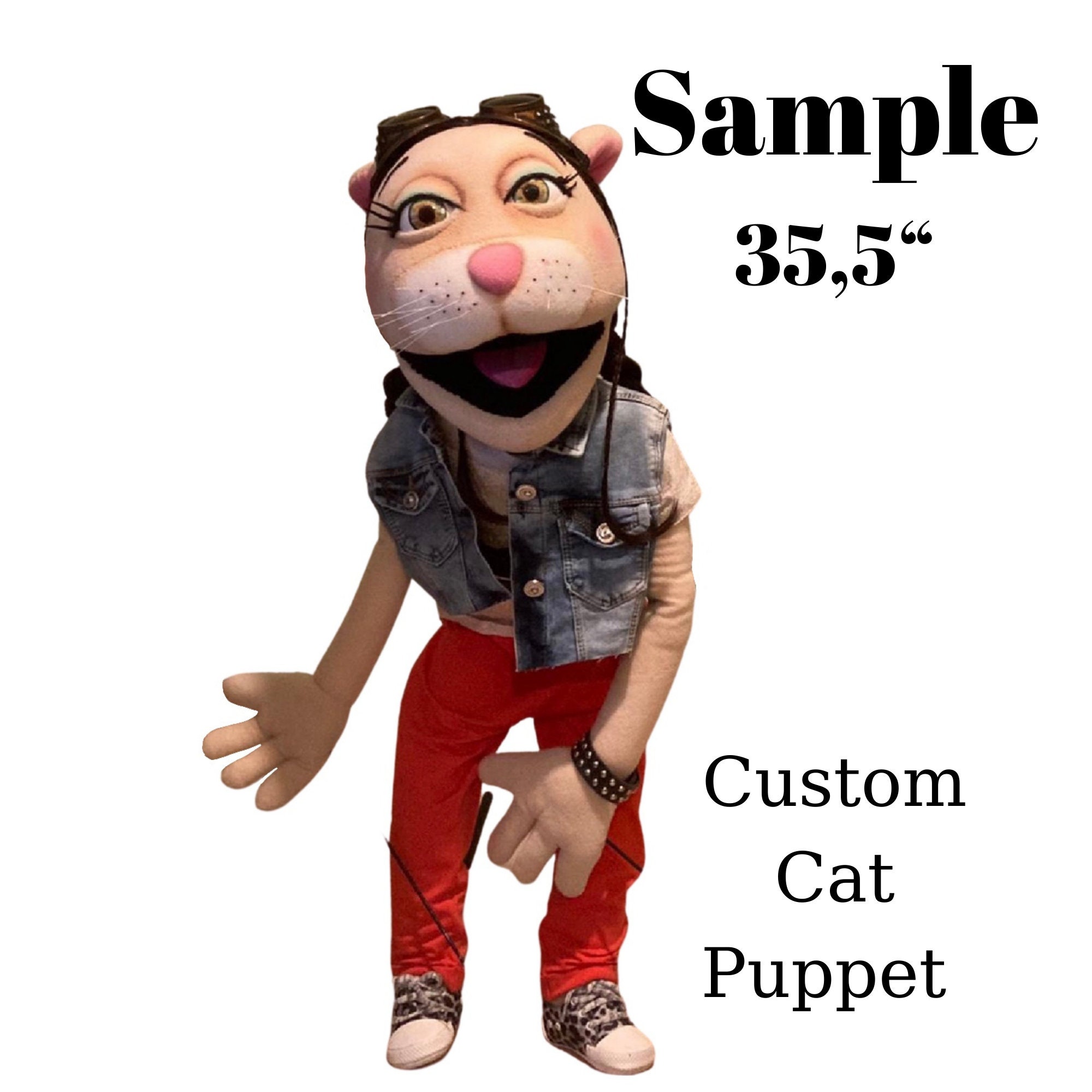 Custom Cat Puppet Professional Full Body Foam Puppet Etsy