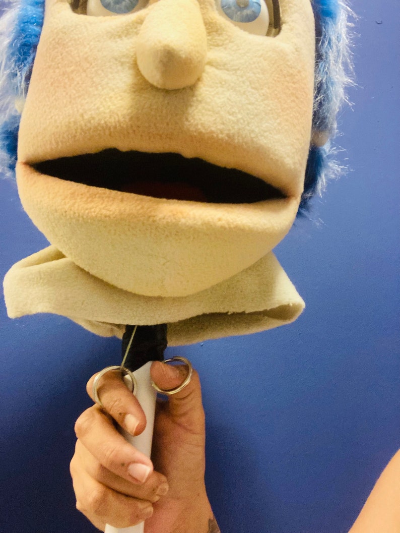 Custom Puppet Head With Eye Blinking and Mouth Mechanism Etsy