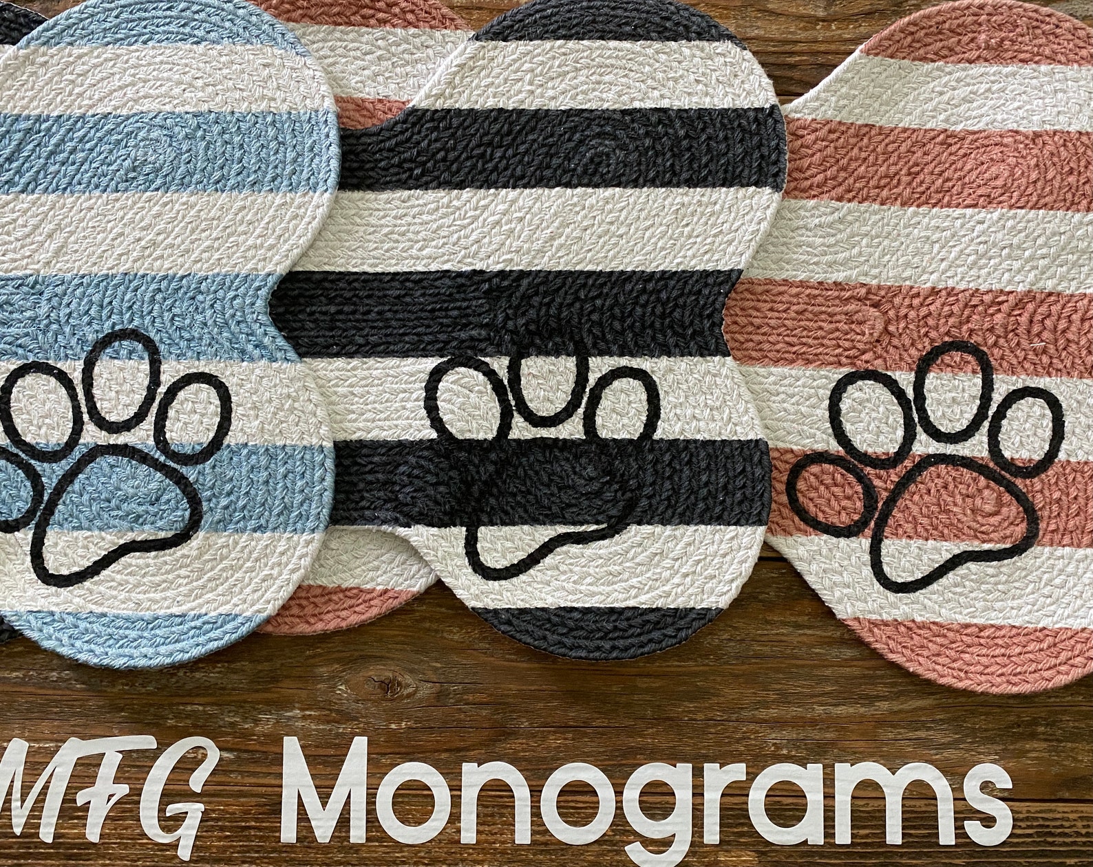 Personalized Dog Bone Mat Etsy