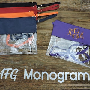 Clear Stadium Bag Football Crossbody Clear Bag College Color Stadium Crossbody Custom Clear Crossbody Stadium Bag
