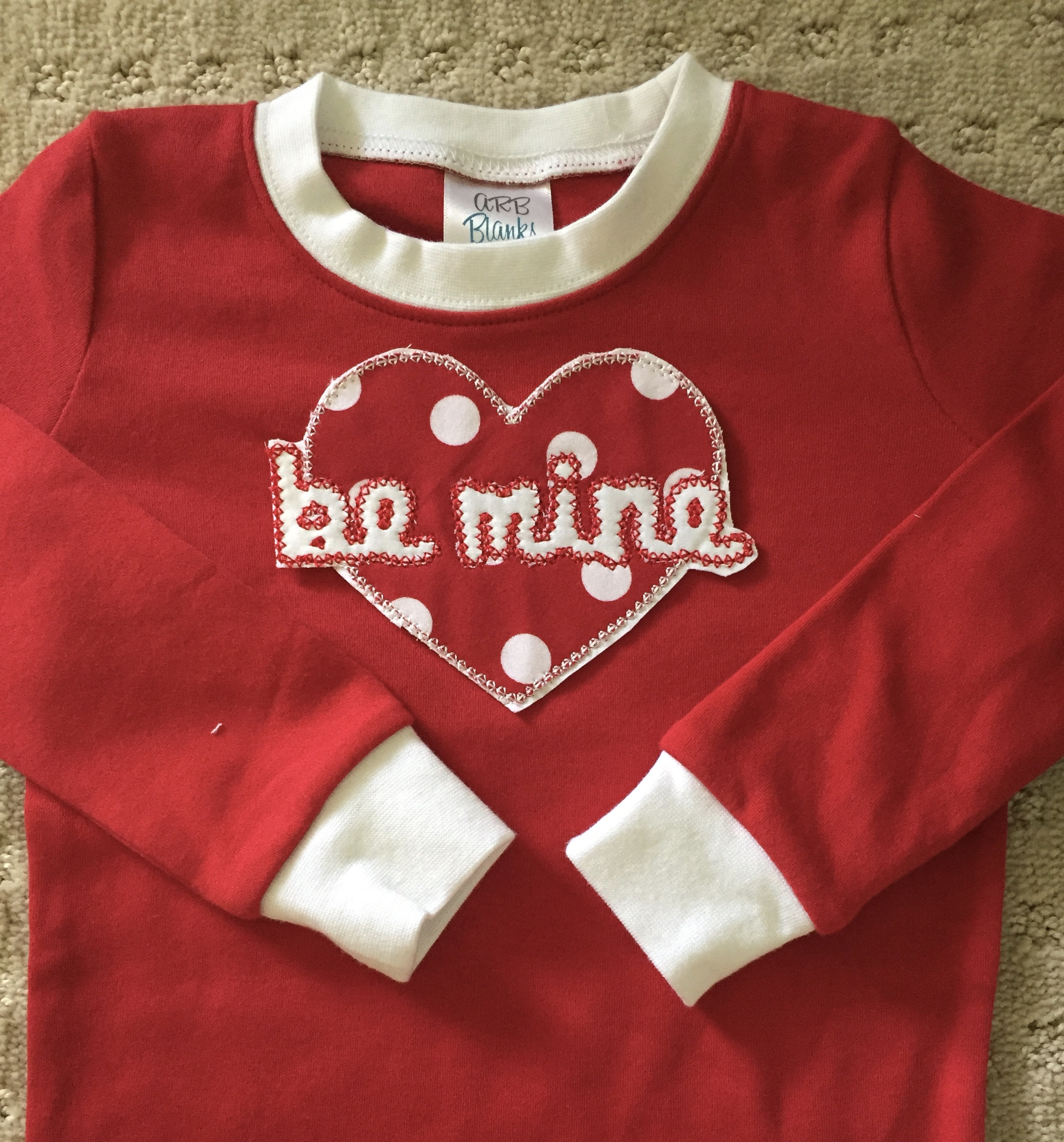 Valentine's Pajamas for Children Valentine Gift Etsy