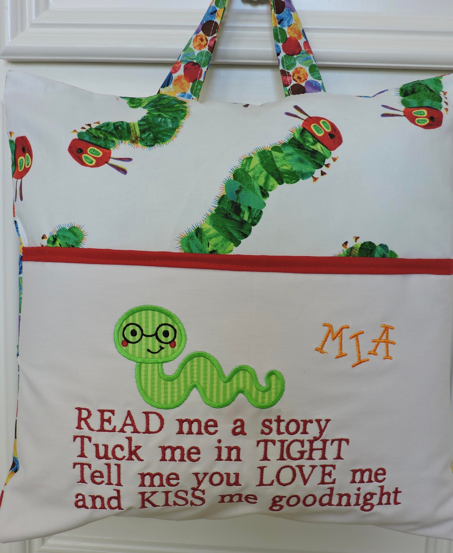 Reading Pillow With Pocket for Child's Favorite Book Etsy