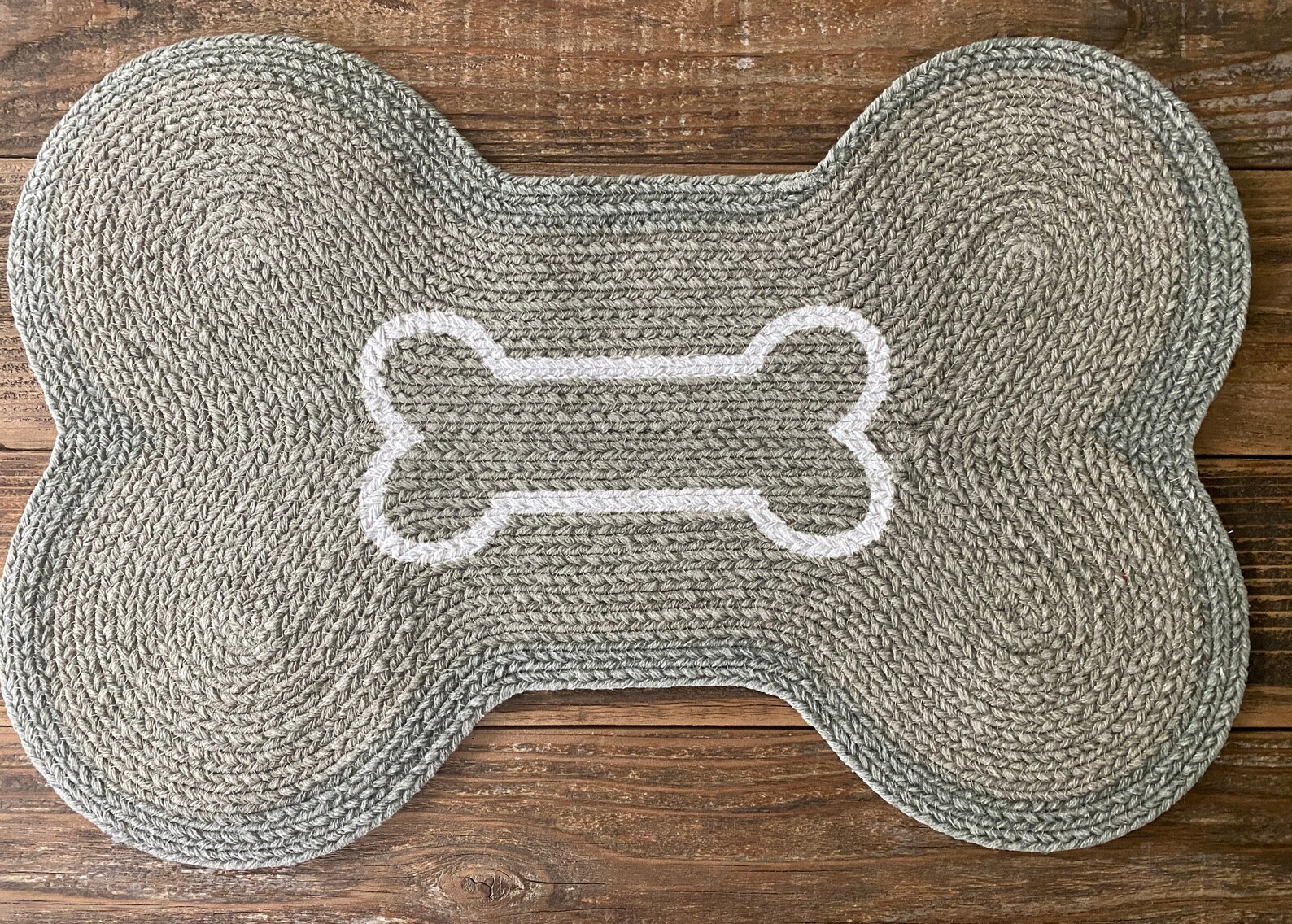 Personalized dog bone mat Etsy