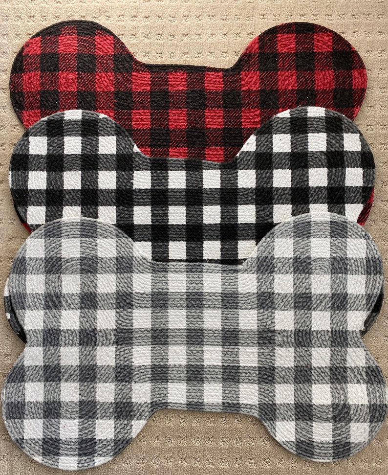 Personalized Dog Bone Mat Etsy