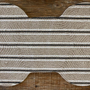 Personalized Dog Placemat Larger SizeNew Pet Gift tan stripe